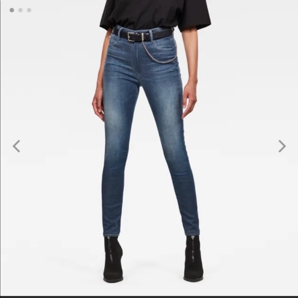 Selvedge G-Star Kafey Skinny Jeans